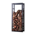 Scandia Rectangular Wood Storage - Black 440 x 1000mm