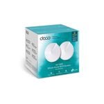 TP-Link Deco M5 (2-Pack) Whole Home Mesh Wi-Fi 1300Mbps System, Built-In Antivirus, Quality of Service, Covers 350sqm 2xGbit Po