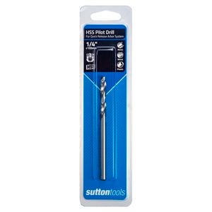 Sutton Tools 1/4" x 105mm Quick Release Holesaw HSS Pilot Drill