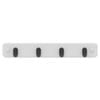MODE 4 Black Hooks On White Board Key Rack