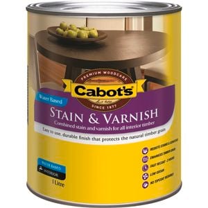 Cabot's 1L Cedar Gloss Water Based Stain And Varnish