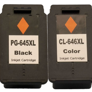 [2 Pack] Pg 645xl Cl 646xl Black Ink Cartridge Cannon Compatible Mg2965 Mg2960 Mg3060