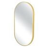 Urban Style Reflections Mirror Oval Alum Gold