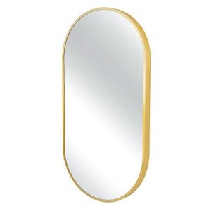 Urban Style Reflections Mirror Oval Alum Gold