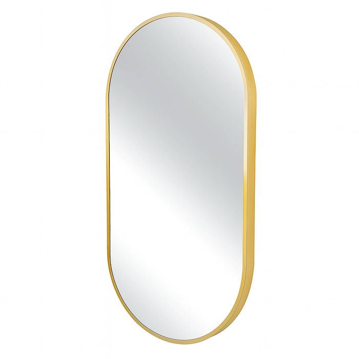 Urban Style Reflections Mirror Oval Alum Gold