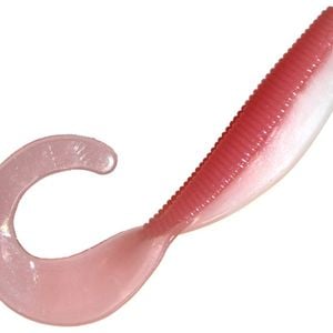 ZMan StreakZ Curly TailZ 4" Soft Plastic Fishing Lure #Coconut Ice Glow