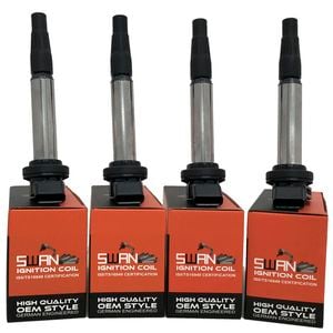 4-Pack SWAN Ignition Coil for Toyota Corolla, Auris & Avensis (1.8L, 2.0L)