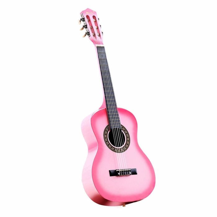 Melodic 34inch Pink Kids Acoustic Guitar 6 Strings