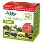 Mr Fothergill's Jiffy 36mm Peat Pellet - 12 Pack