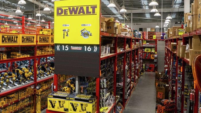 Tool shop image of a store with branding