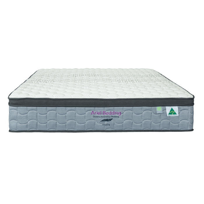 Ariel Vitality Mattress - 5 Zoned Pocket Spring 32cm Mattress - Medium/Firm - Single