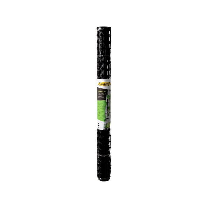 Backyard Farmer 50 x 1200mm x 3m Black Plastic Trellis