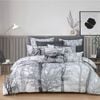 Bianca Myrtleford Grey Cotton Sateen Quilt Cover Set King