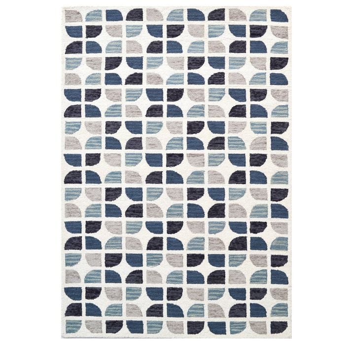 Handmade Designer Wool Rug-Oslo 6294-Grey-160x230cm