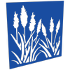 ProtectorAl 300-1200w x 300-1200h Light Blue/Gloss White Bullrush Unframed Composite Deco Panel