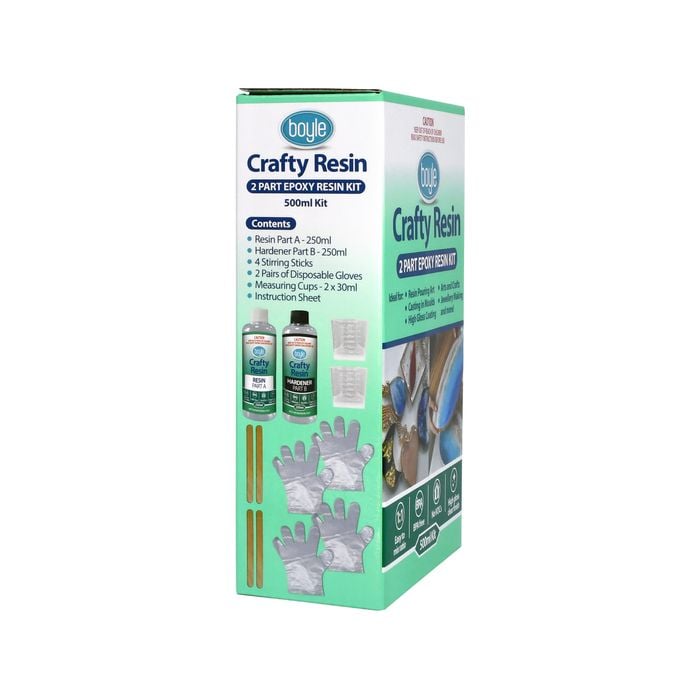 Boyle Crafty Resin 500ml (250ml+250ml) Kit