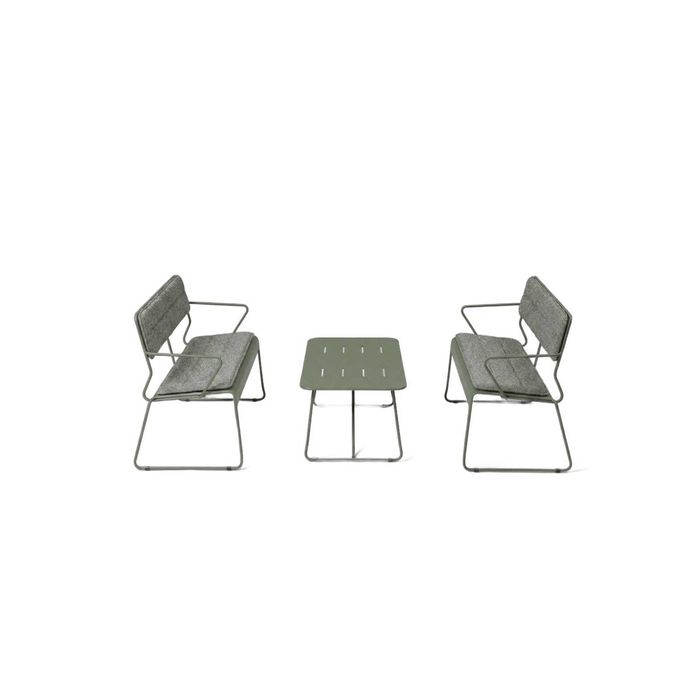 Seek and Ramble Parco Outdoor 3pce Lounge Set Olive