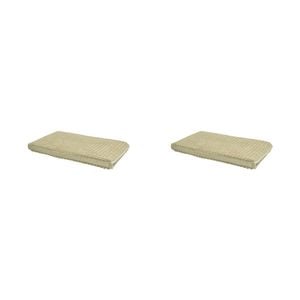 2pk Bambury Kitchen Organisation Microfibre Deluxe Dish Drying Mat Olive