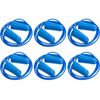 PORTWEST 6 Pair Portwest Detectable Disposable Corded PU Soft Foam Ear Plugs Bulk Anti Noise Reduction Cancelling Blue String
