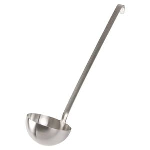 Vogue Stainless Steel Heavy Duty Ladle Hooked Handle 750ml Commercial Kitchen Utensil