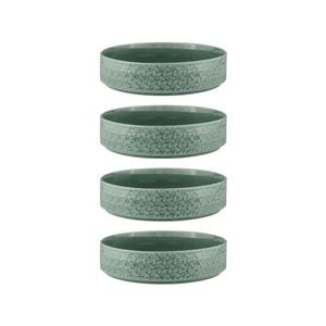 4PK Ladelle Heath 10cm Round Porcelain Serving Dip Bowl - Jade