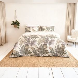 Odyssey Living Eden Quilt Cover Set Cotton Home Bedding Double Multicoloured