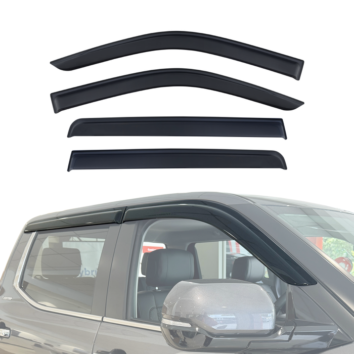 AUSGO Luxury Weather Shields for Toyota Tundra 2022-Onwards Weathershields Window Visors Wind Deflectors