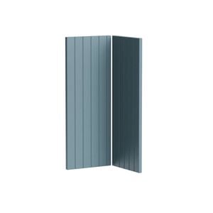 Kaboodle Danish Blue V-Groove Corner Wall Cabinet Doors - 2 Pack