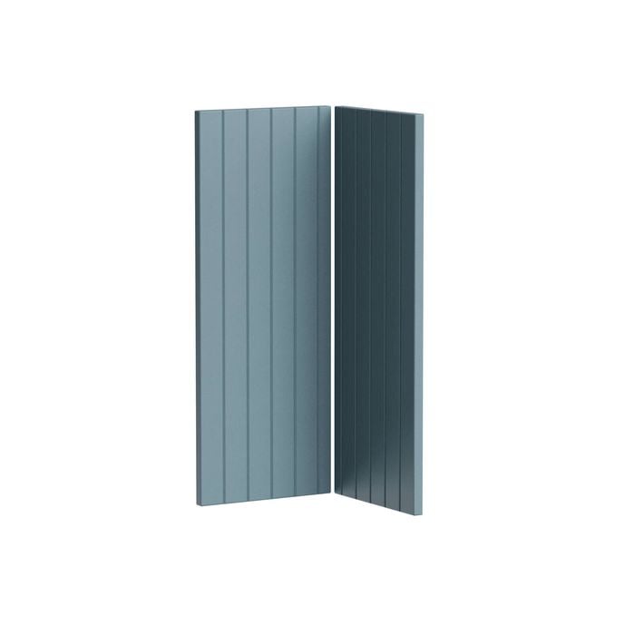 Kaboodle Danish Blue V-Groove Corner Wall Cabinet Doors - 2 Pack