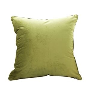 SOGA Fluorescent Green Velvet Throw Pillow 45cm