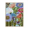 Artey | Secret Garden Floral IV - Framed Canvas - Natural Frame - 120 x 160cm