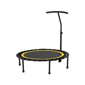 ADVWIN 50 inch Rebounder Mini Trampoline for Adults and Kids Indoor/Outdoor Workout Max Load 150KG Yellow