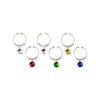 Avanti Wine Charms Gem Stones Set of 6