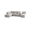 Foret 6 Seater Sofa Modular Corner Lounge Couch Fabric Left Chaise Ottoman Beige L Shape