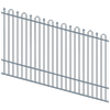 ProtectorAl 1201-2400W x 1500H Deep Ocean Loop & Spear Top Pool Fence Panel Raked Up to 15º