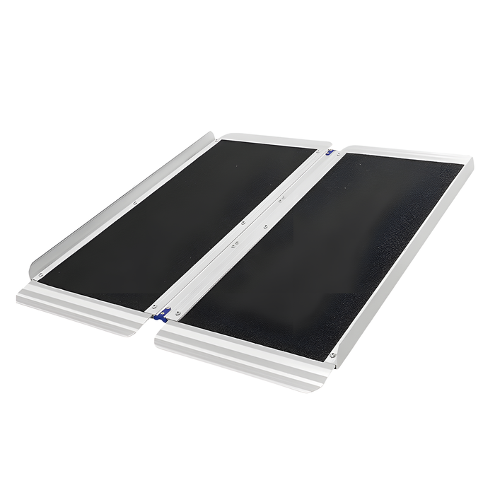 Heeve 1200mm Aluminium Single-Fold Premium Wheelchair Ramp With Carry Bag 300kg Capacity H0146 