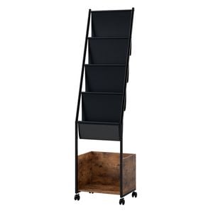 Levede Vinyl Record Storage 4 Tier Display Shelf Holder