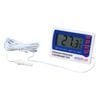 Hygiplas Digital Fridge Freezer Thermometer With Alarm And 3m Probe 52x73x15mm Commercial Kitchen Storage