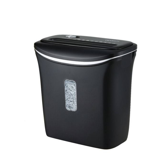 Devanti 12L Cross-Cut Shredder 8-Sheet Paper Home Office Credit Card Security
