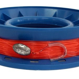 Surecatch 8 Inch Rigged Handcaster with 80lb Mono Fishing Line and Bean Sinker