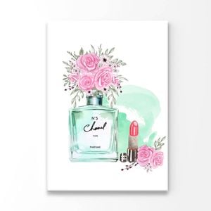 Green Perfume with Lipstick  Print 100% Australian Made 90 x 120cm  (Acrylic)