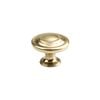 Sylvan 33mm Brushed Brass Selden Knob - 6 Pack