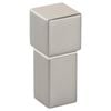 Hafele 14 x 34mm Grey Anodised Cabinet Knob