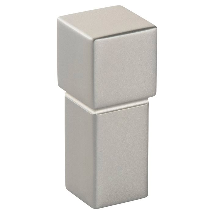 Hafele 14 x 34mm Grey Anodised Cabinet Knob