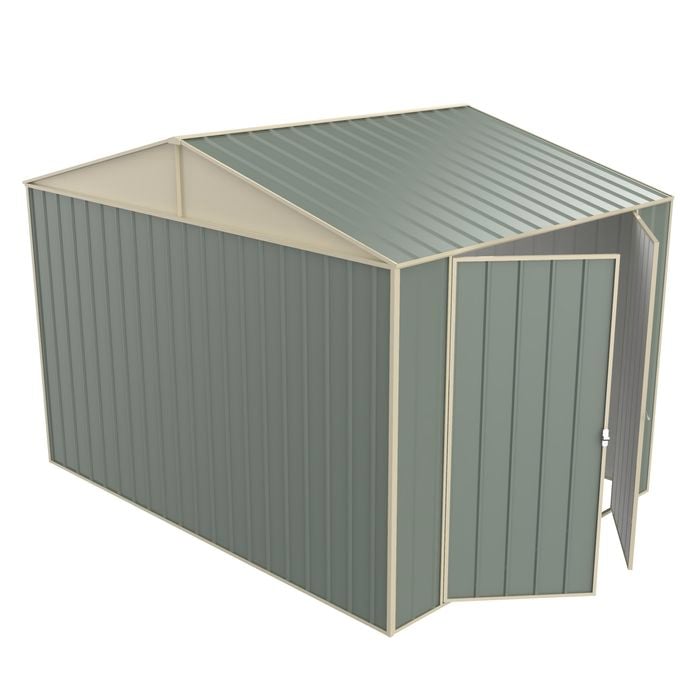 Build-a-Shed 3.0 x 2.3 x 2.3m Gable Double Hinged Side Door Shed - Green