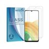 2 Pack MEZON Samsung Galaxy A33 5G Clear Tempered Glass Screen Protectors