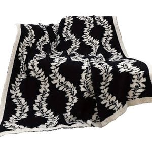 SOGA 130x170cm Retro Vine Pattern Throw Blanket