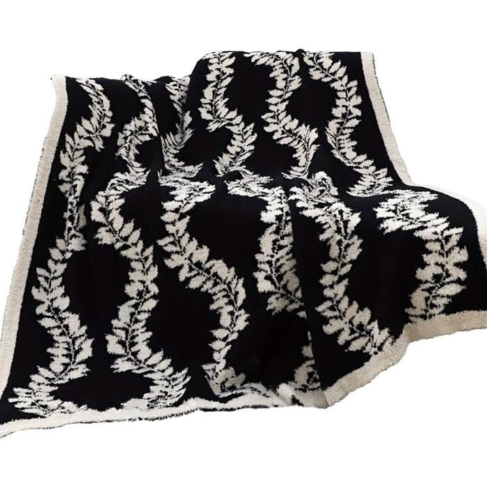 SOGA 130x170cm Retro Vine Pattern Throw Blanket