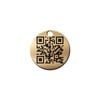 FOMO Pet Tags Dog ID Tag Brass Small