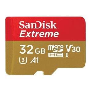 SanDisk Extreme Memory Card 32GB MicroSDXC UHS-I Class 10 [SDSQXAF-032G-GN6GN]